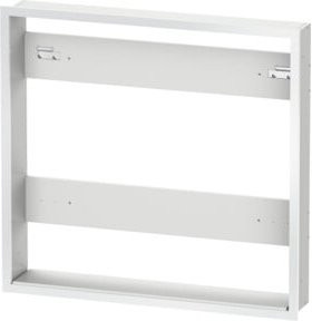 Duravit Einbauset mit Rahmen für Spanplattenschrauben in Weiß, B/H: 86,1 x 13,9 cm - Bild 1