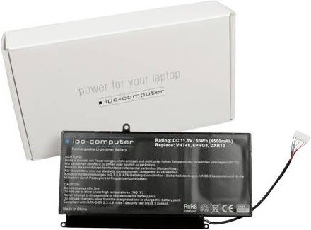 IPC-Computer Notebook-Akku 6PHG8 mit 11,10V und 4500 mAh - Bild 1