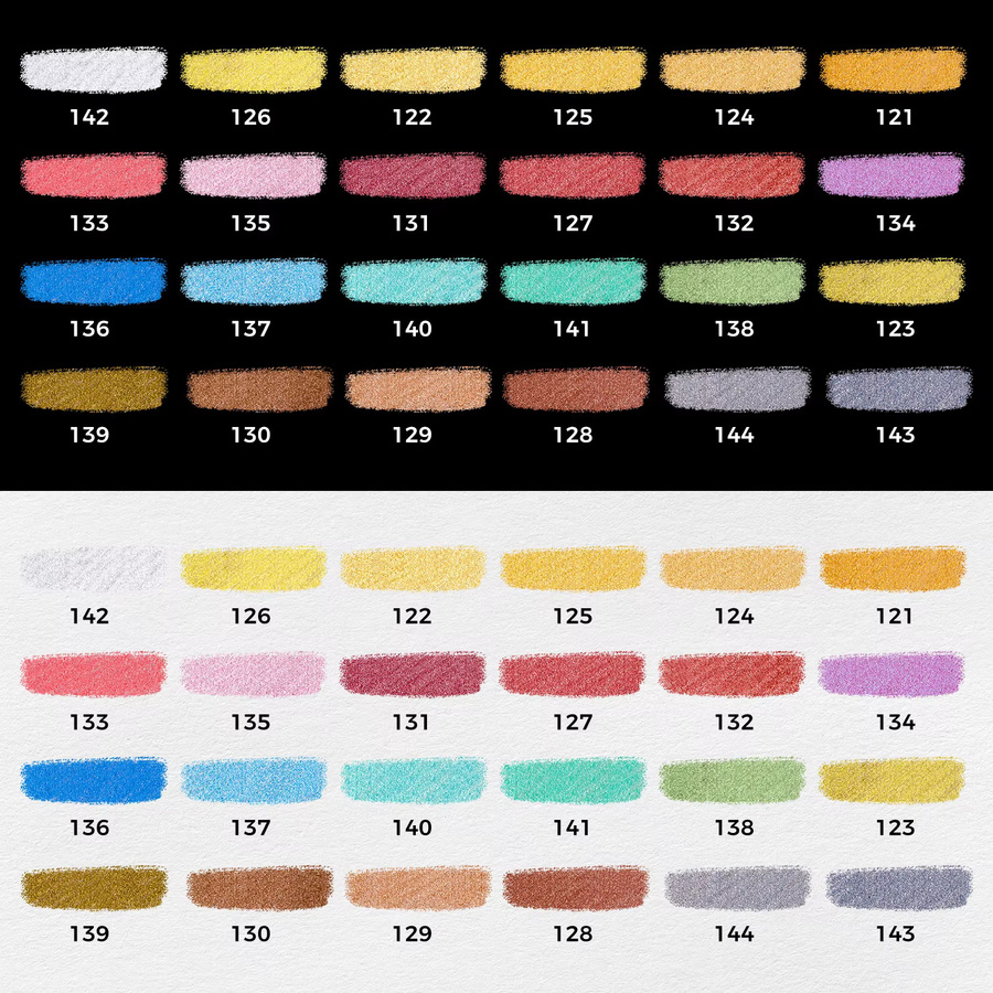 LIGHTWISH Ölpastellset mit 24 Farben in Multicolour, handgefertigte weiche Pastellkreiden zum Zeichnen und Mischen - Bild 2