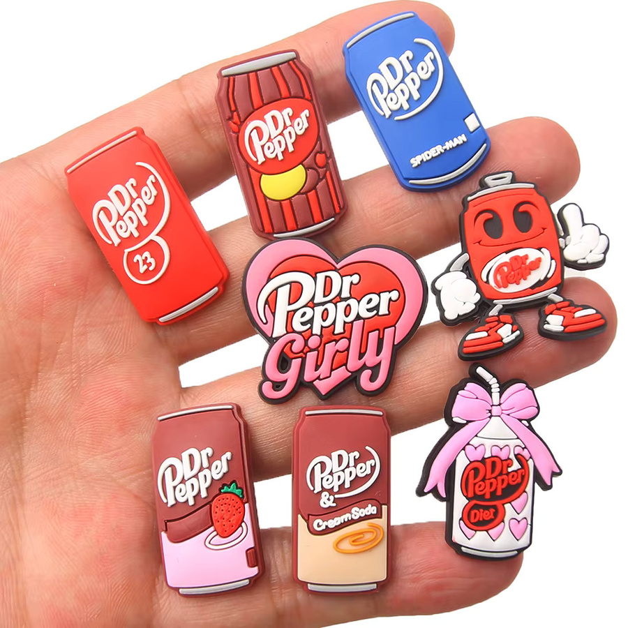 Dr. Pepeer Schuhanhänger, Cartoon Purple Drinks Series, Kinder - Bild 2