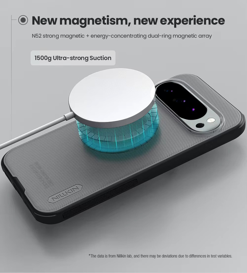 Nillkin Super Frosted Shield Pro Magnetische Schutzhülle für Google Pixel 10 Pro XL und Google Pixel 10 Pro, Schwarz und Transparent, Stoßfest und Anti-Fingerprint - Bild 3
