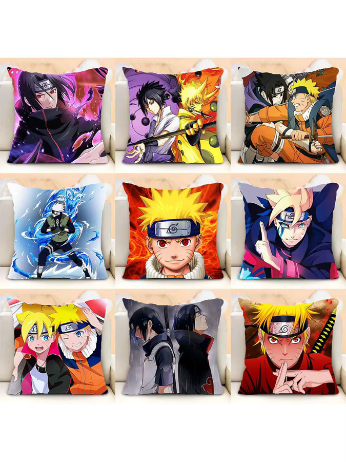 Bandai Naruto Anime Charakter Kissenbezug Multicolor - Bild 4