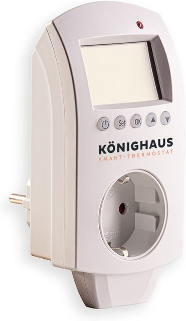 Könighaus Smart Home Thermostat mit App-Steuerung in Weiss - Bild 1