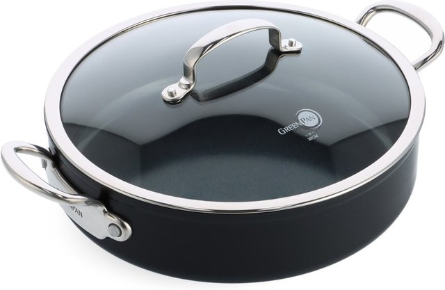 Green Pan Barcelona Pro Schmorpfanne Schwarz Durchmesser: 30 cm - Bild 1