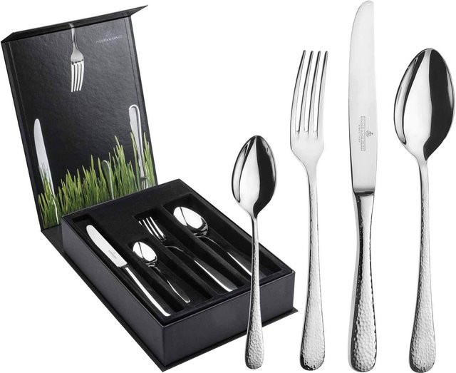 Picard & Wielpütz Tafelbesteck Mia 24er Set aus Edelstahl in Silber mit Besteckbox - Bild 1
