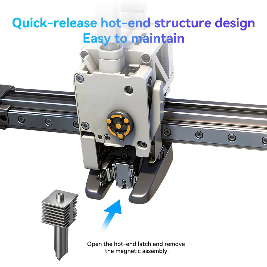 Bambu Lab A1 und A1 Mini verbesserte Hitzebeständige Heizbaugruppe für Hotend und Halterung Druckerzubehör - Bild 3