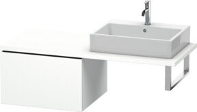 Duravit L-Cube Unterschrank mit Konsole, Weiß Matt, 1 Auszug, B/T/H: 62 x 40 x 54,7 cm - Bild 1
