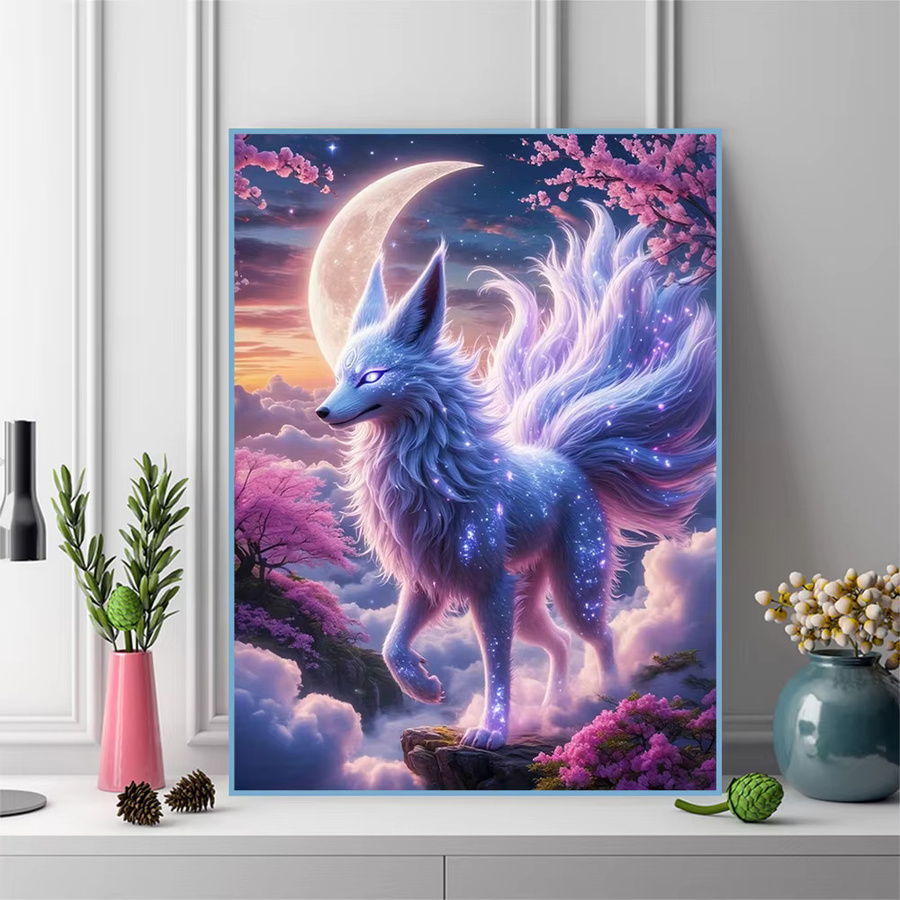 Evershine Diamant-Gemälde Fuchs DIY Tiermosaik Stickerei Set in Multicolour B/H: 20 x 30 cm - Bild 3