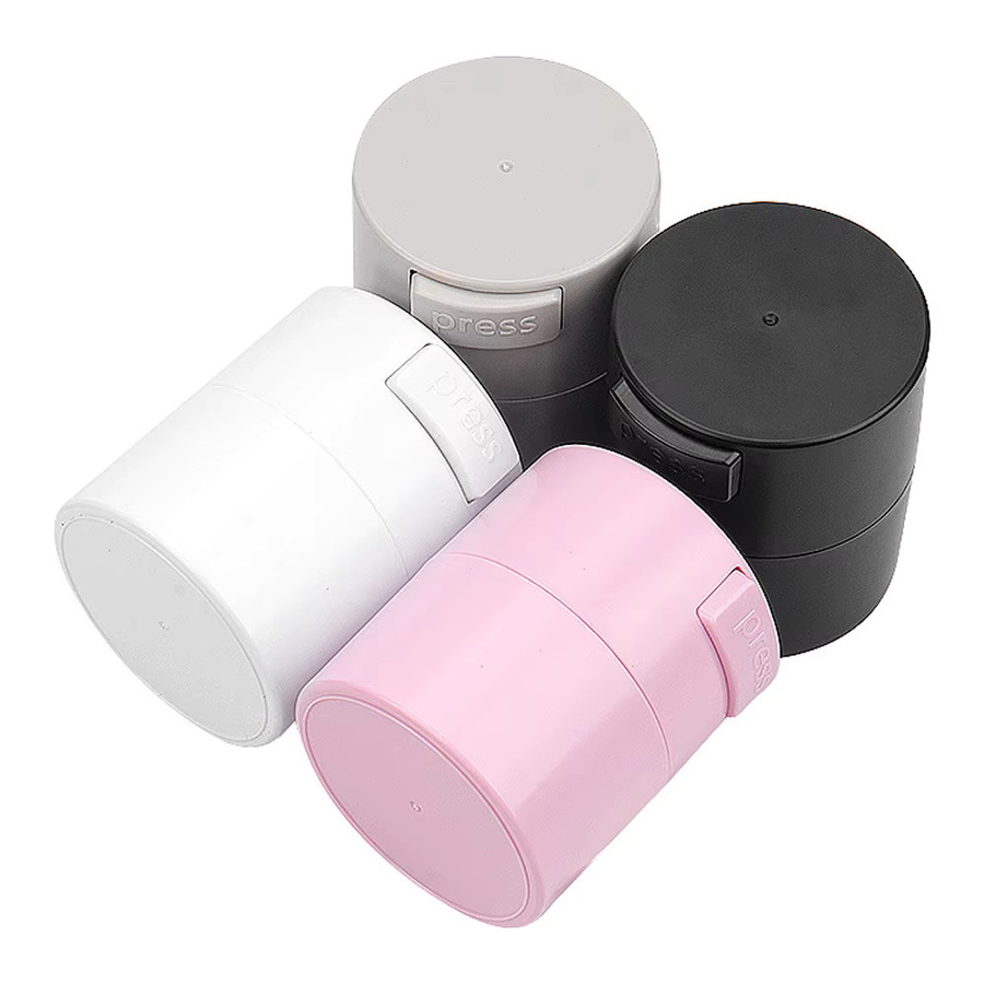 CMICC Wimpernkleber Lagerungs-Container, 3 Stück, Schwarz, Matt - Bild 2