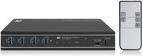 ACT KVM-Switch AC7922 mit 2 USB-C und HDMI Anschlüssen für 4K@60Hz in Schwarz - Bild 1