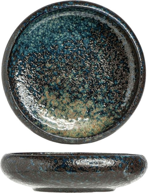 Cosy & Trendy Müslischale aus Keramik, 3er Pack, Schwarz/Blau, Durchmesser: 15 cm, Höhe: 4 cm, 300 ml - Bild 1
