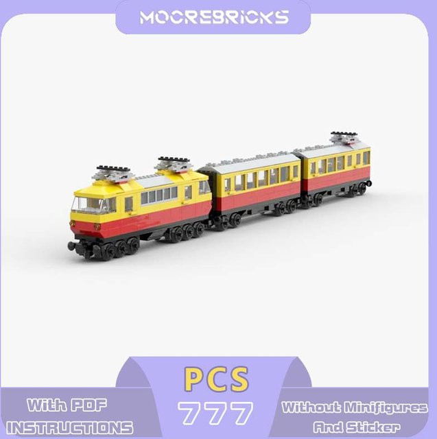 MOCREBRICKS MOC 7740 Deutsches Intercity-Express, Baustein-Set, Modellbausatz - Bild 1
