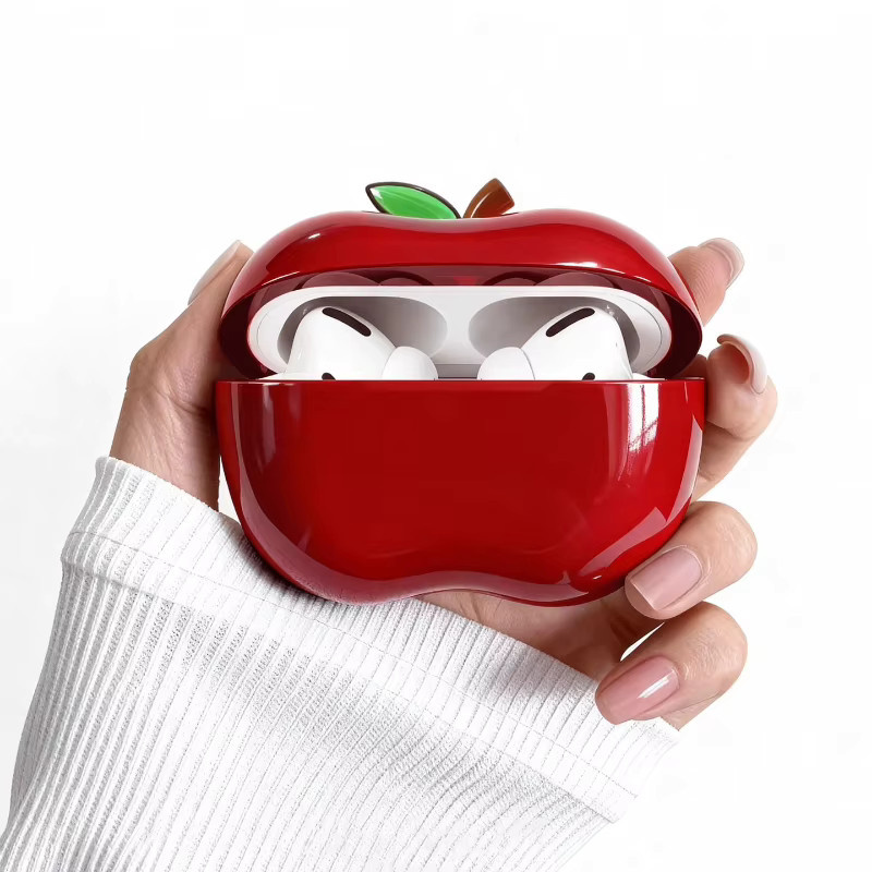 Schutzhülle für Apple AirPods Pro, Pro 2 und Pro 3 sowie AirPods 1, 2, 3 und 4 Generation in Rot, matte Softshell, schmutzabweisend - Bild 2