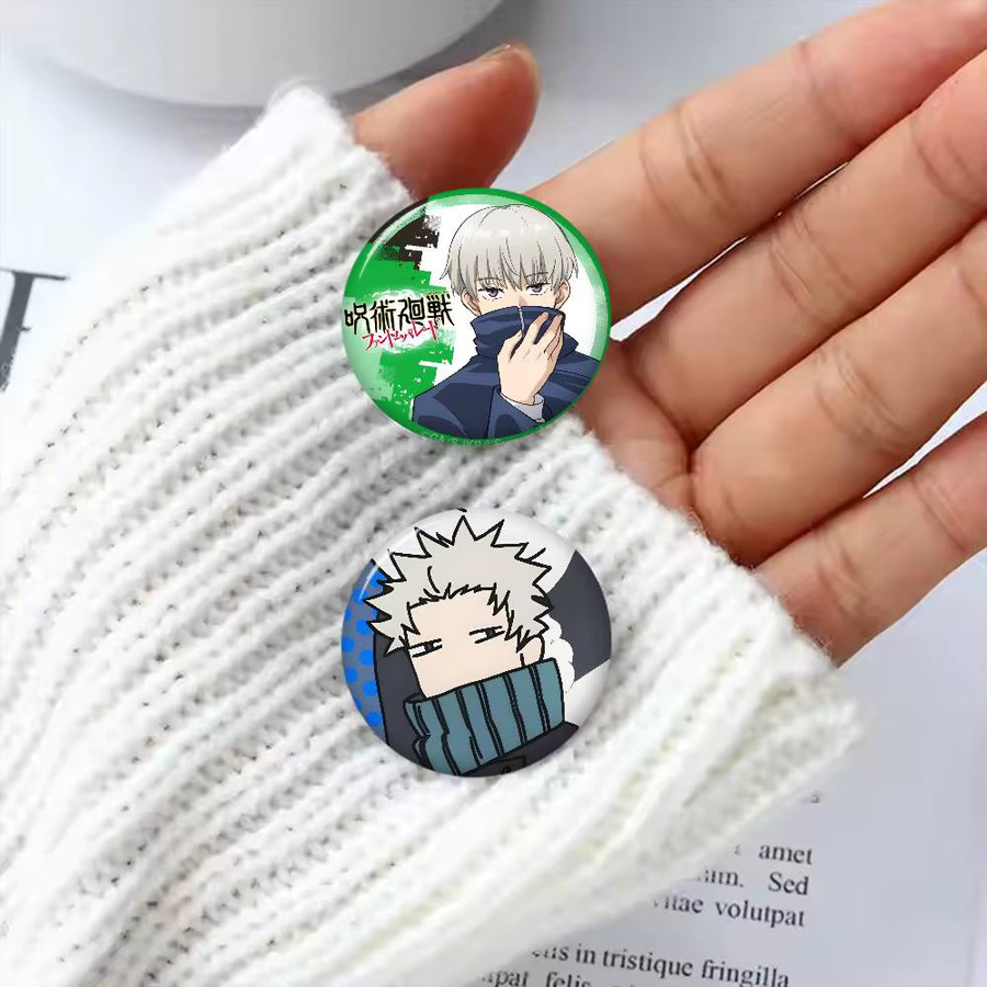 Kayou Anstecknadel Anime Toge Inumaki Logo, Weißblech, Brosche - Bild 3
