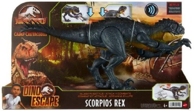 DewBloom Jurassic World Giftiger Skorpion Tyrannosaurus Rex Bewegliches Dinosaurierspielzeug ab 4+ - Bild 1