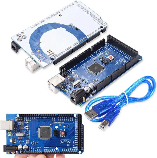 Arduino MEGA 2560 R3 ATmega2560-16AU AVR USB Entwicklungsboard in Blau - Bild 1