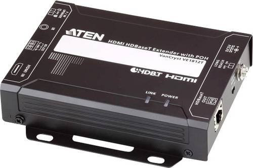 ATEN VE1812 HDMI HDBaseT Extender mit POH in Schwarz - Bild 1