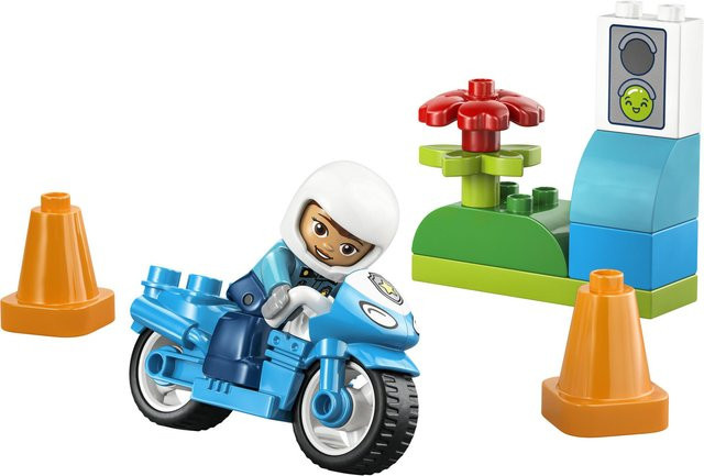 LEGO DUPLO Blaues Polizeimotorrad ab 2 Jahren - Bild 3