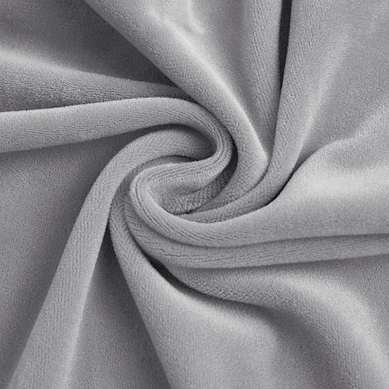 Yiran Furniture Samt-Plüsch-Sofabezug aus Polyester, elastisch und waschbar, Farbe: Kaffee, Breite: 235 cm bis 300 cm - Bild 3