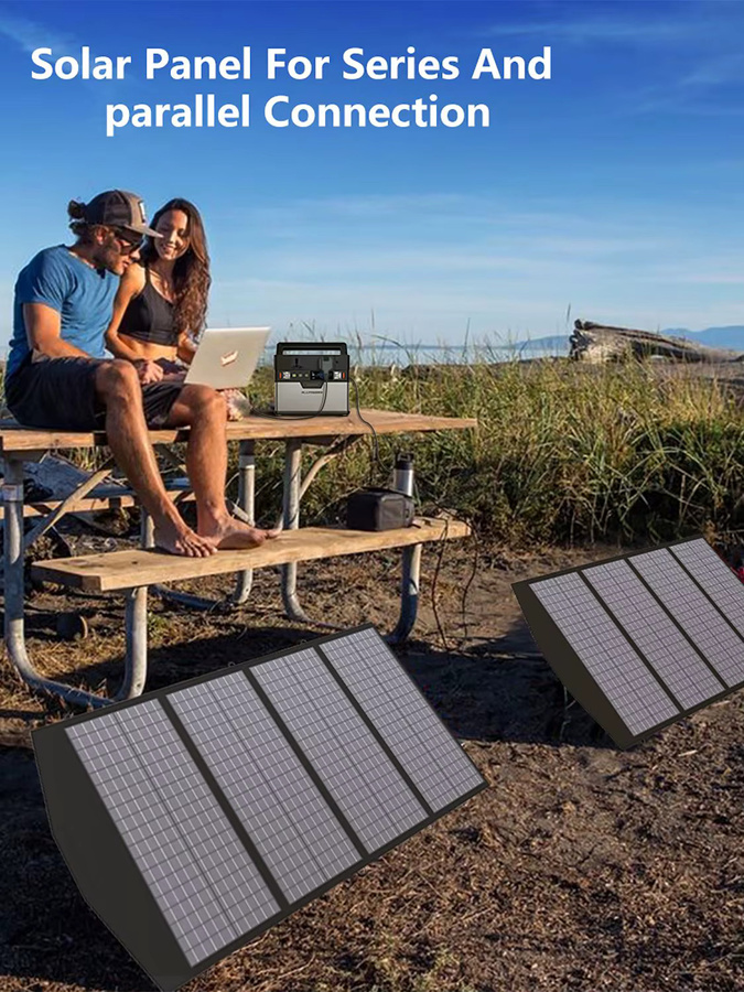 ALLPOWERS Tragbares Solarpanel in Schwarz mit Solarausgang, wasserdichtes IP68 Solarladegerät für Wohnmobile, Laptops und Camping - Bild 7