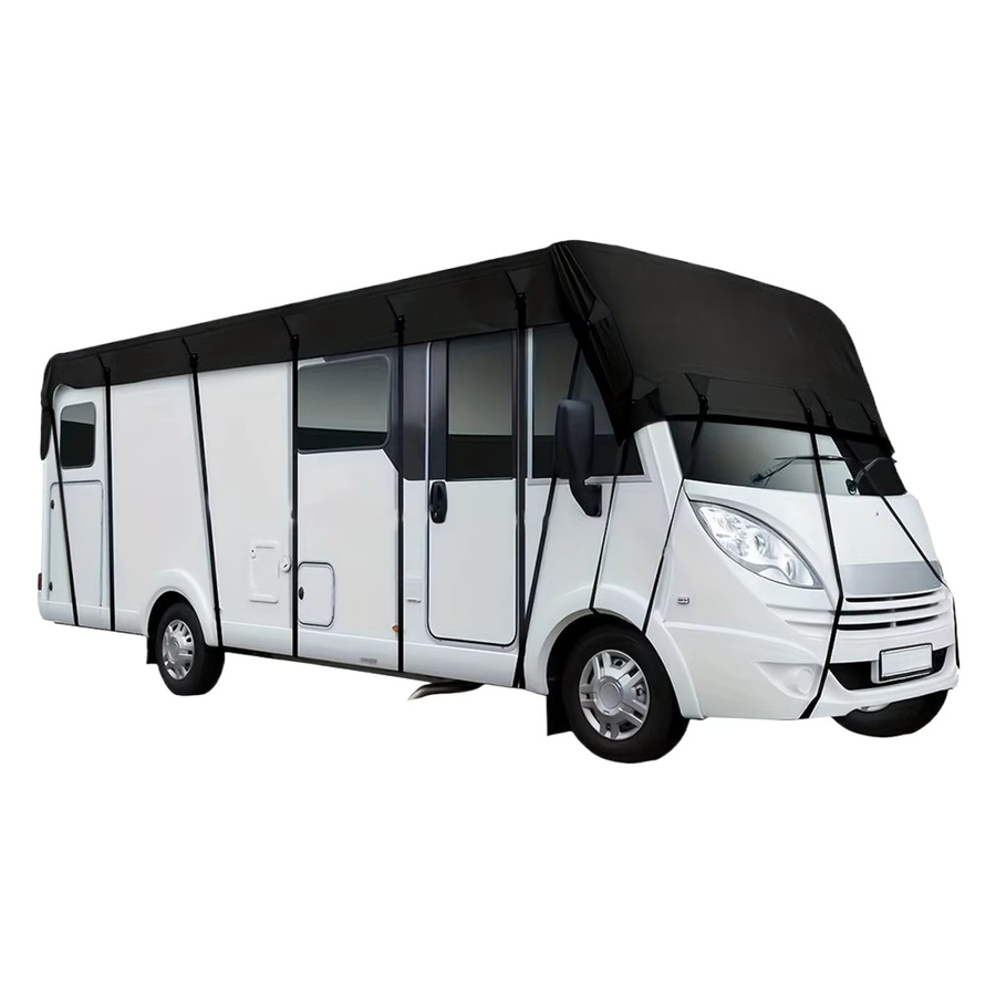 BoFaCarry Wohnmobil Dachschutzhülle aus wasserdichtem 210D Oxford Polyester, Schwarz - Bild 7