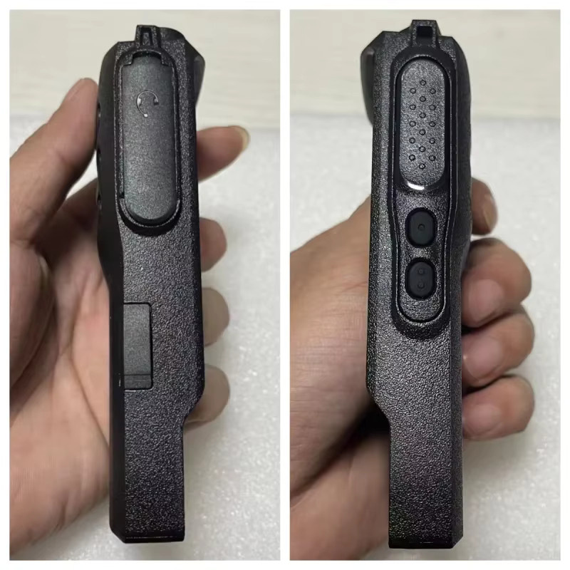 Motorola R2 Walkie Talkie Ersatz-Front-Outer-Gehäuse-Abdeckungsschale in Schwarz und Rot - Bild 2