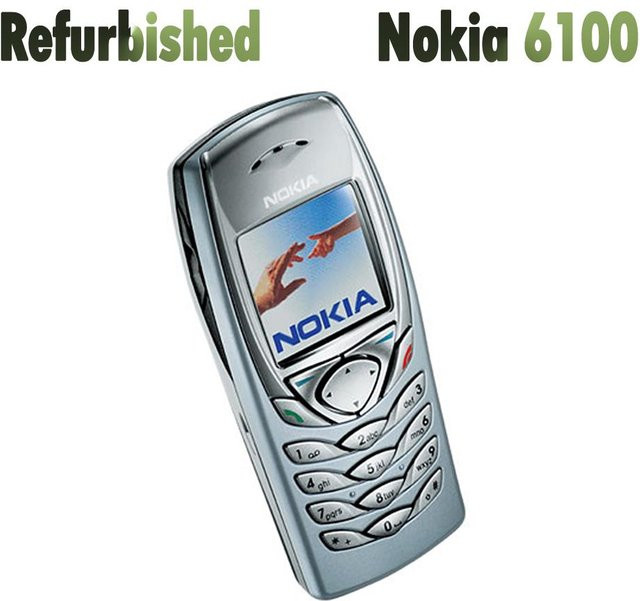 Nokia 6100 GSM Triband Handy Refurbished in Hellblau - Bild 1