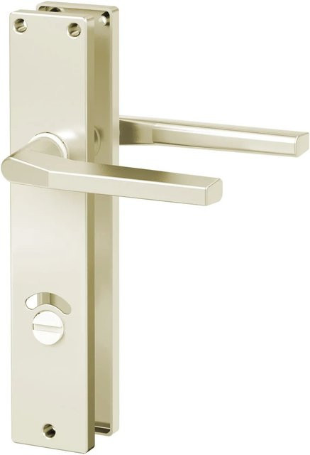 BASI Langschild-Garnitur ZB 4100 aus Aluminium für WC und Bad in Silber und Gold - Bild 1