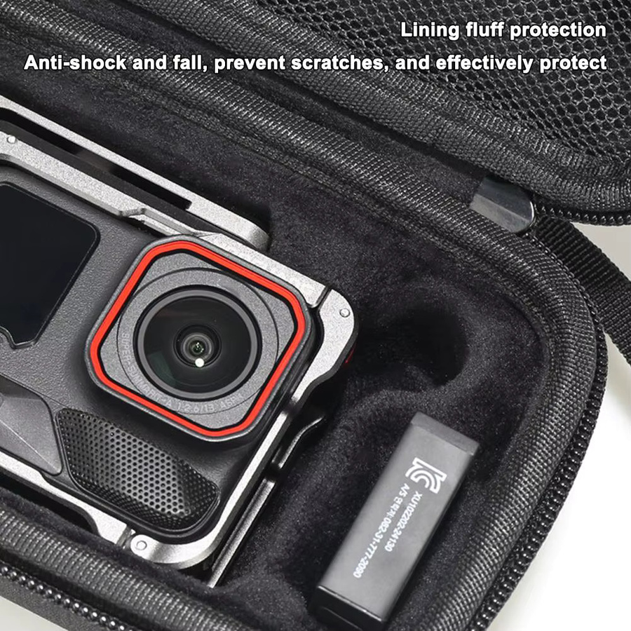 Stoßfeste Mini Schutzhülle für Insta360 Ace Pro 2 als Tragetasche und Lagerungsbox - Bild 4