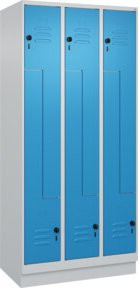 C+P Z-Spind Classic PLUS mit 6 Fächern und Sockel, Sicherheits-Drehriegel, B/T/H: 90 x 50 x 195 cm - Bild 1