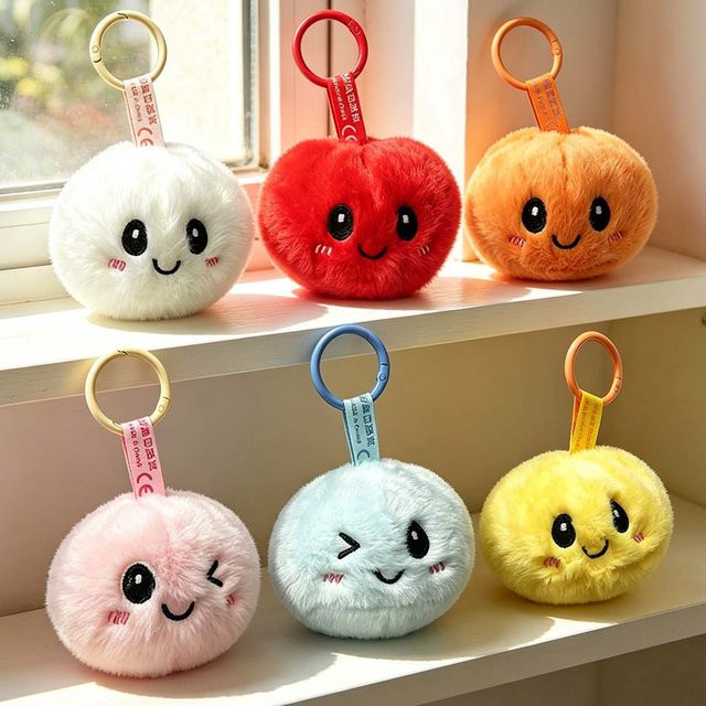 Bandai Mystery Box Dumpling-Schlüsselanhänger, Plüsch, für Kinder - Bild 1