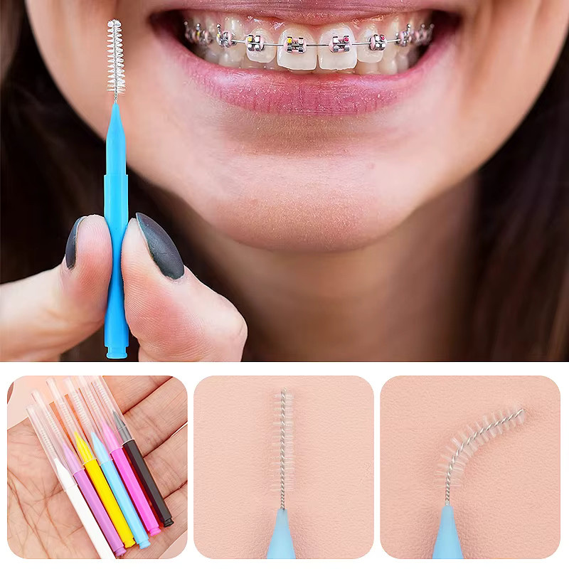 mekupeu Mini-Augenbrauenbürsten, Einweg, Biegbare Mikro-Wimpernbürsten, Unisex - Bild 2