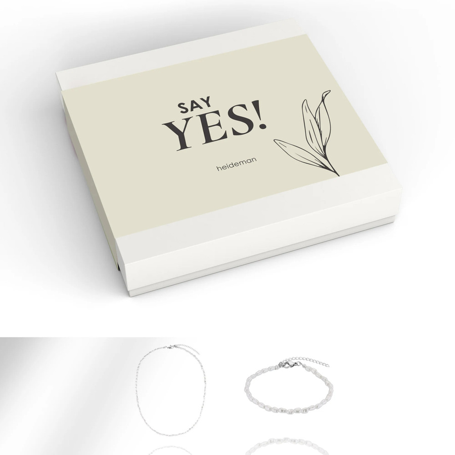 Heideman Geschenkbox Perle, Silber, Unisex - Bild 1