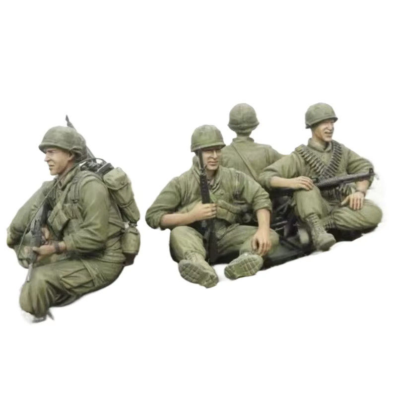 BAANFU US Marine Corps Harzfiguren-Montagemodellbausatz, Maßstab 1:35 - Bild 2