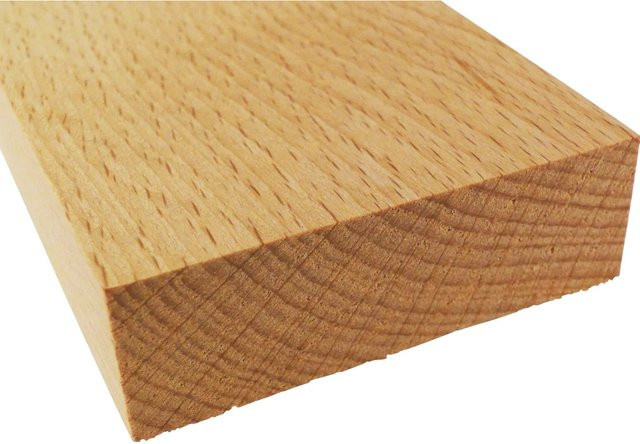 Döllken Profiles Rechteckleiste aus Buche, braun, B: 60 mm, H: 10 mm, L: 2400 mm - Bild 1