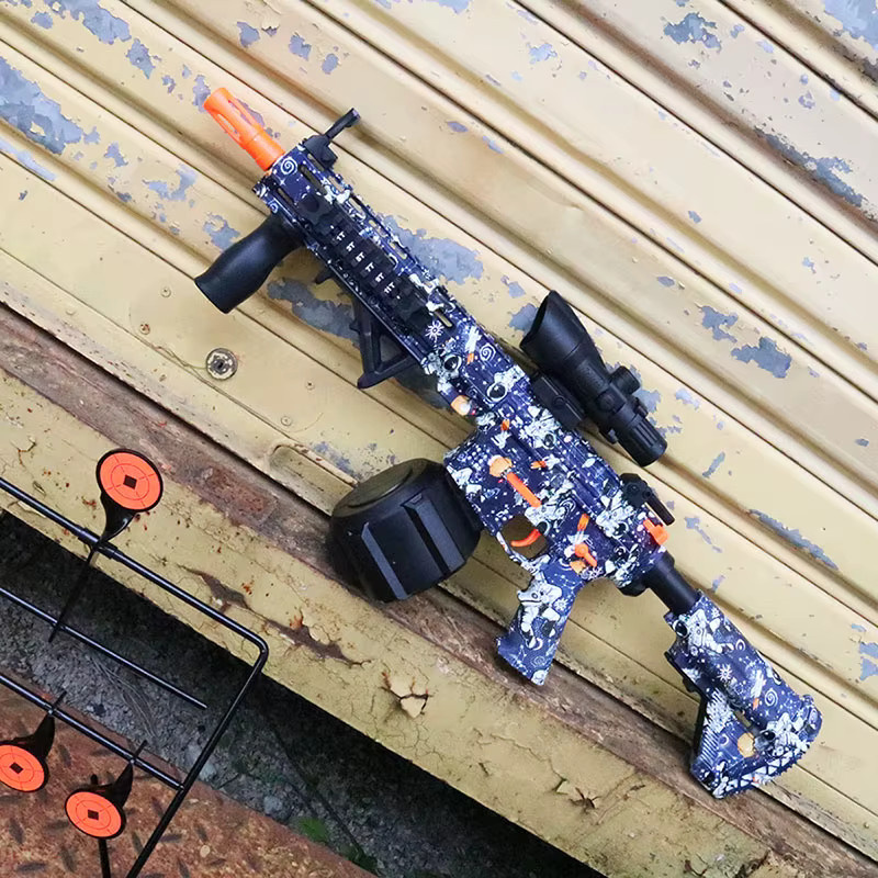 M416 Elektrischer Ballblaster Spielzeugpistole mit manuellem und automatischem Modus - Bild 3