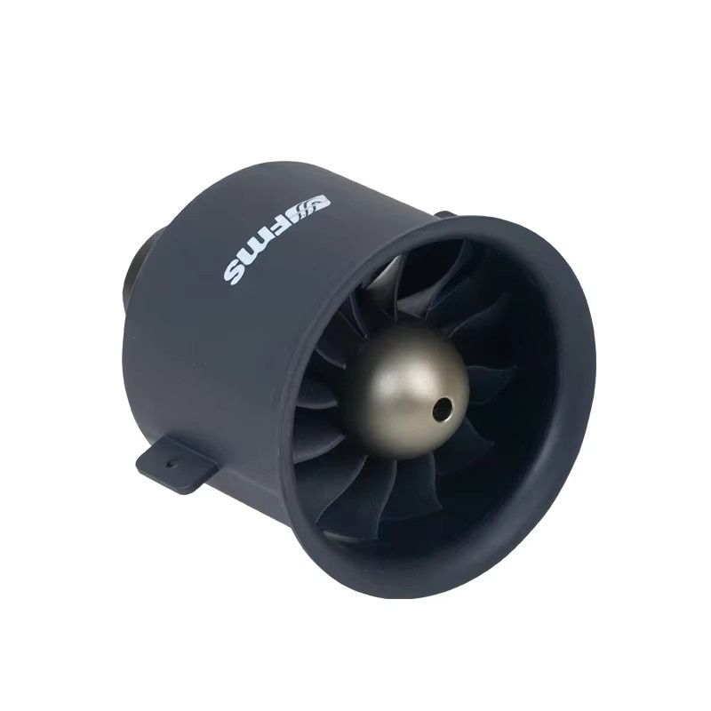 FMS 70 mm 6S Pro V2 12-Blatt-Kanalventilator EDF Jet, RC Flugzeug - Bild 1