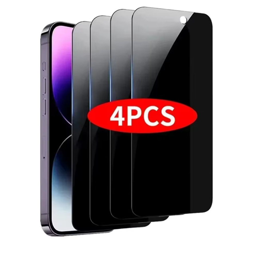 NNBILI 4-teiliges Anti-Spy-Sichtschutz-Set für iPhone 11 bis iPhone 18 Pro Max mit Vollbild-Schutzglas - Bild 6