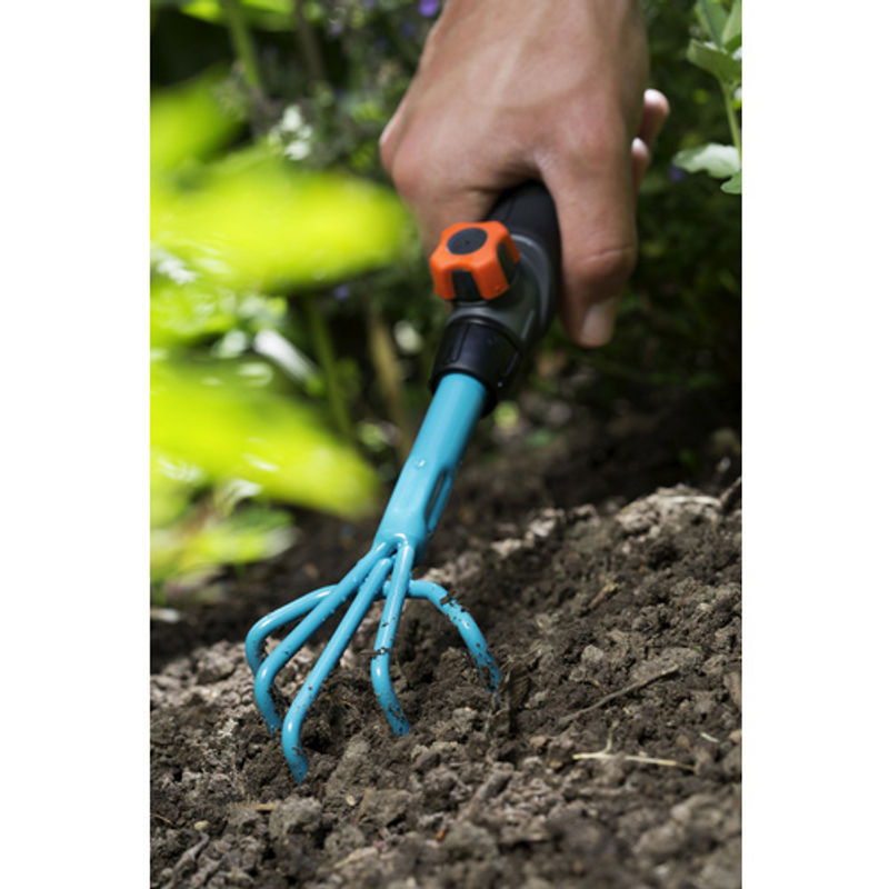 Gardena Combisystem Blumenkralle in Türkis und Schwarz - Bild 2