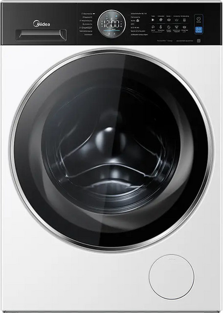 Midea Stand-Waschmaschine Frontlader MF210W100WB-14A30 in Weiß mit 10 kg Kapazität und 1400 U/min - Bild 1