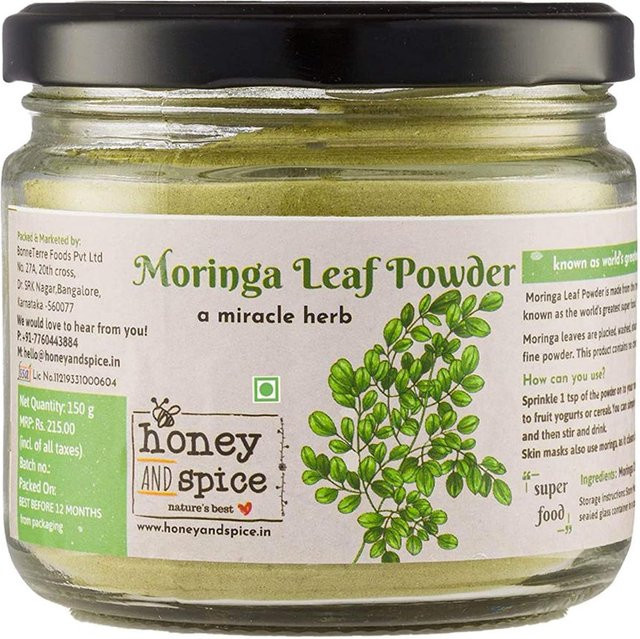 Goglocal Moringa-Blattpulver Drumstick-Blattpulver gemahlen 150 g - Bild 1