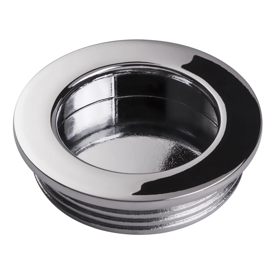 SO-TECH Einlassgriff EL-06 aus Aluminium in Chrom Poliert, Farbe Silber, Durchmesser: 40 mm - Bild 2