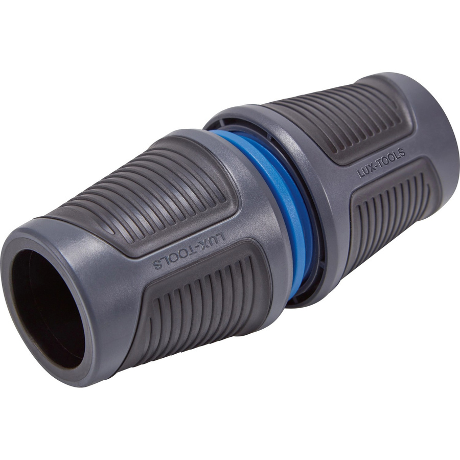 LUX-TOOLS Reparator Schlauchverbinder mit Knickschutz, Grau, 19 mm (3/4 Zoll) - Bild 2
