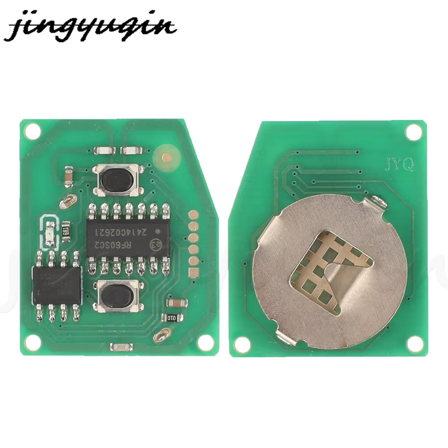 Jingyuqin 2-Tasten-Fernbedienung für Autoschlüssel in Schwarz, 433 MHz, ID48-Chip, passend für Volkswagen Brasilien, VW Fox 2006–2008, Citi Golf 2003, 4Z0959753C - Bild 4