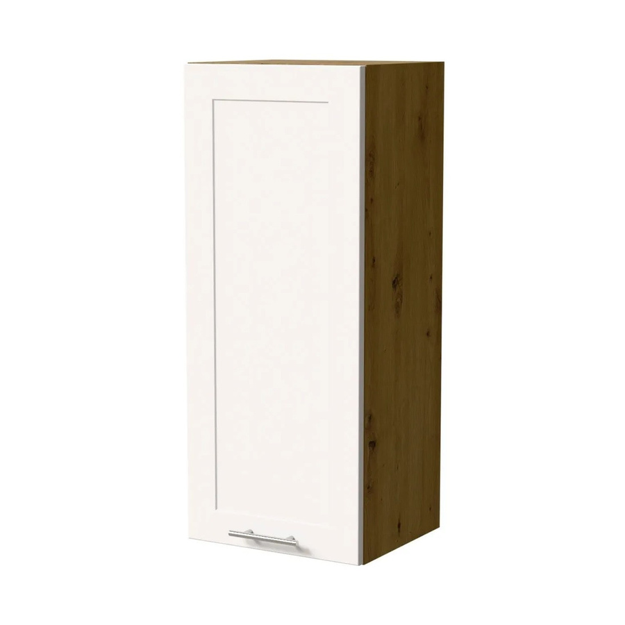 Feldmann-Wohnen Hängeschrank Oslo W4/40 in Eiche Artisan und Weiß Matt, B/T/H: 40 x 32,5 x 96 cm - Bild 2