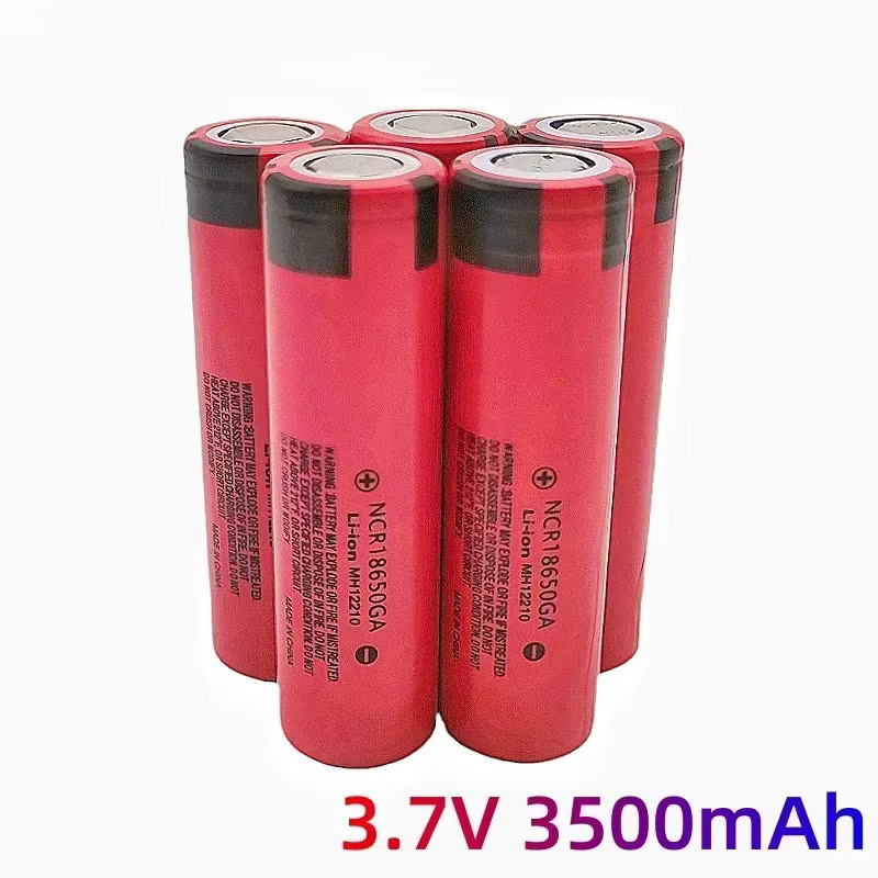 KEPAH Li-Ion Akku NCR18650GA in Rot, 3,7V, 3500mAh - Bild 2