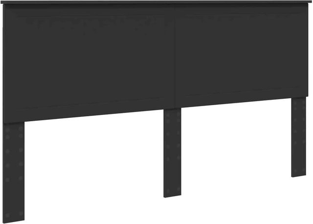 vidaXL Kopfteil in Schwarz und Eichen-Optik aus Holzwerkstoff, Breite: 180 cm - Bild 1