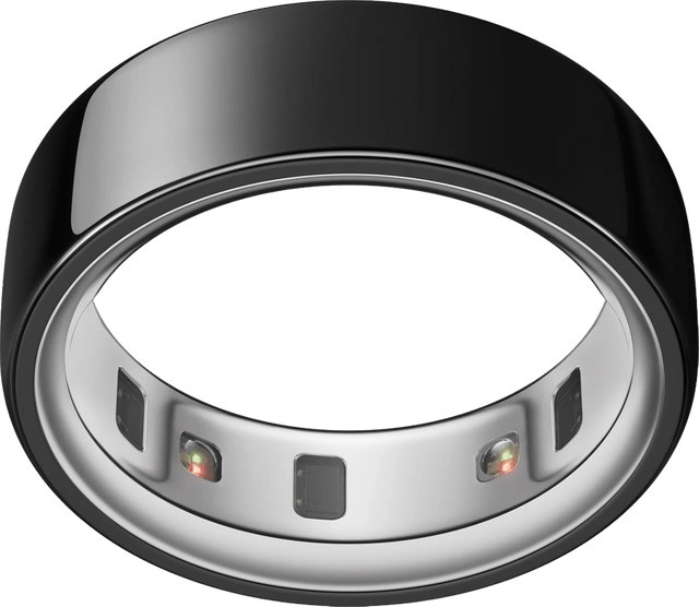 Oura Ring 4 Smart Ring Schwarz Größe 11 mit Schlaf-Tracking und Wasserfestigkeit - Bild 1