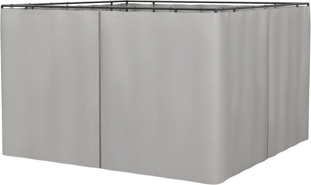 Outsunny 4 Pavillon-Seitenwände aus Polyester in Hellgrau, Höhe: 300 cm, Breite: 205 cm - Bild 1
