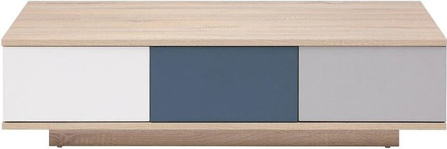 Vente-unique Couchtisch Filutia rechteckig in Naturfarben Hell und Dunkel Mehrfarbig mit einer Breite von 120 cm - Bild 1